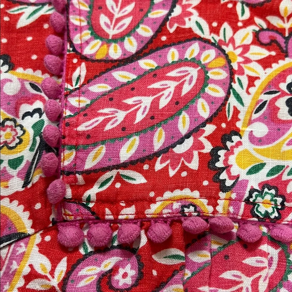 Boden Evangeline Linen Paisley Shift Dress size 6 - Picture 5 of 7